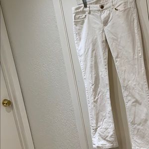 Jcrew “City Fit” white cream cord denim, Sz 28S